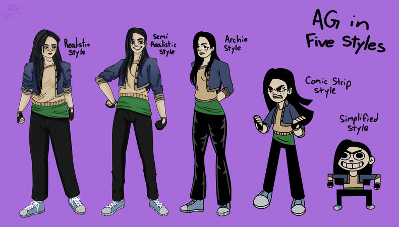 AG 5 Different Styles