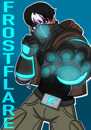 My Hero Untitled: Frostflare Poster