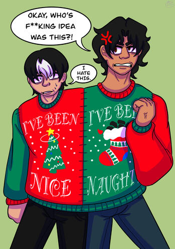 My Hero Untitled: Jacob &amp; Issac - Ugly Sweater