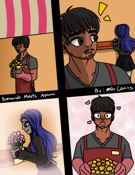 Bernardo Meets Ayana Short Webcomic